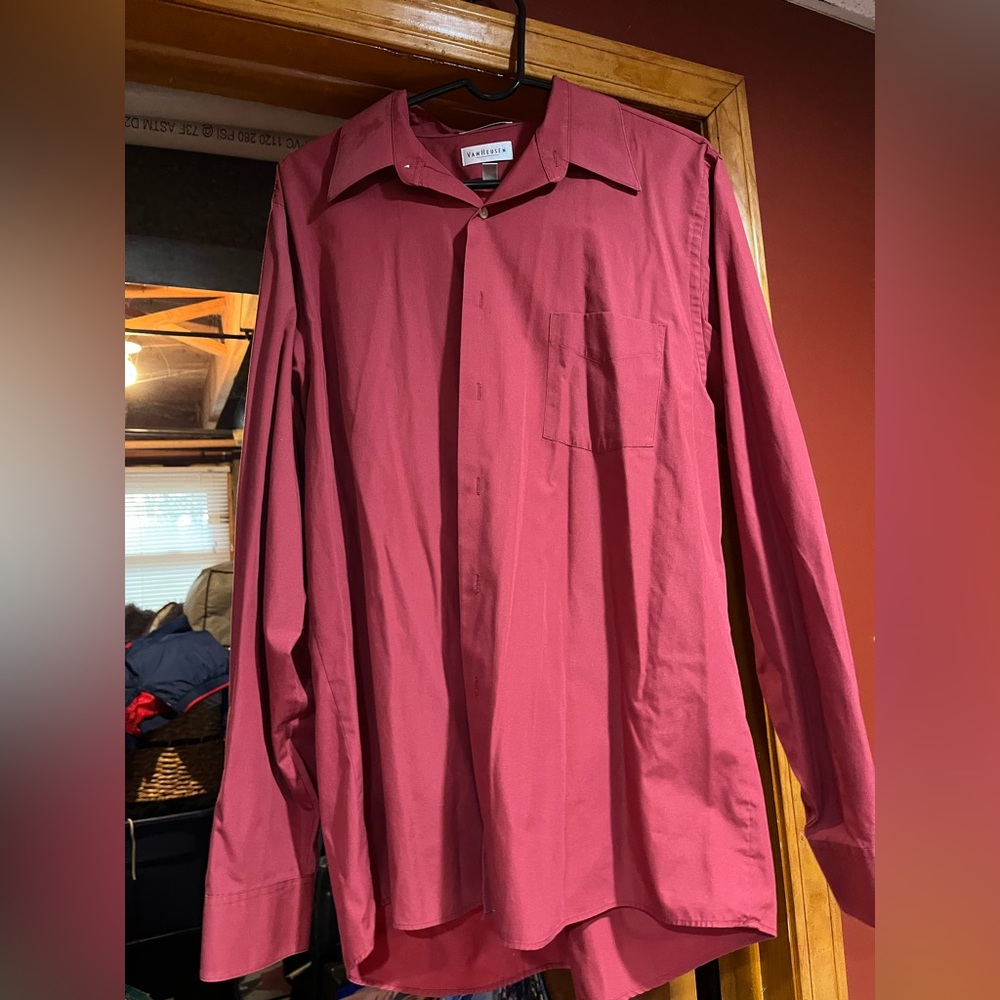 Coral Van Heusen Dress Shirt
